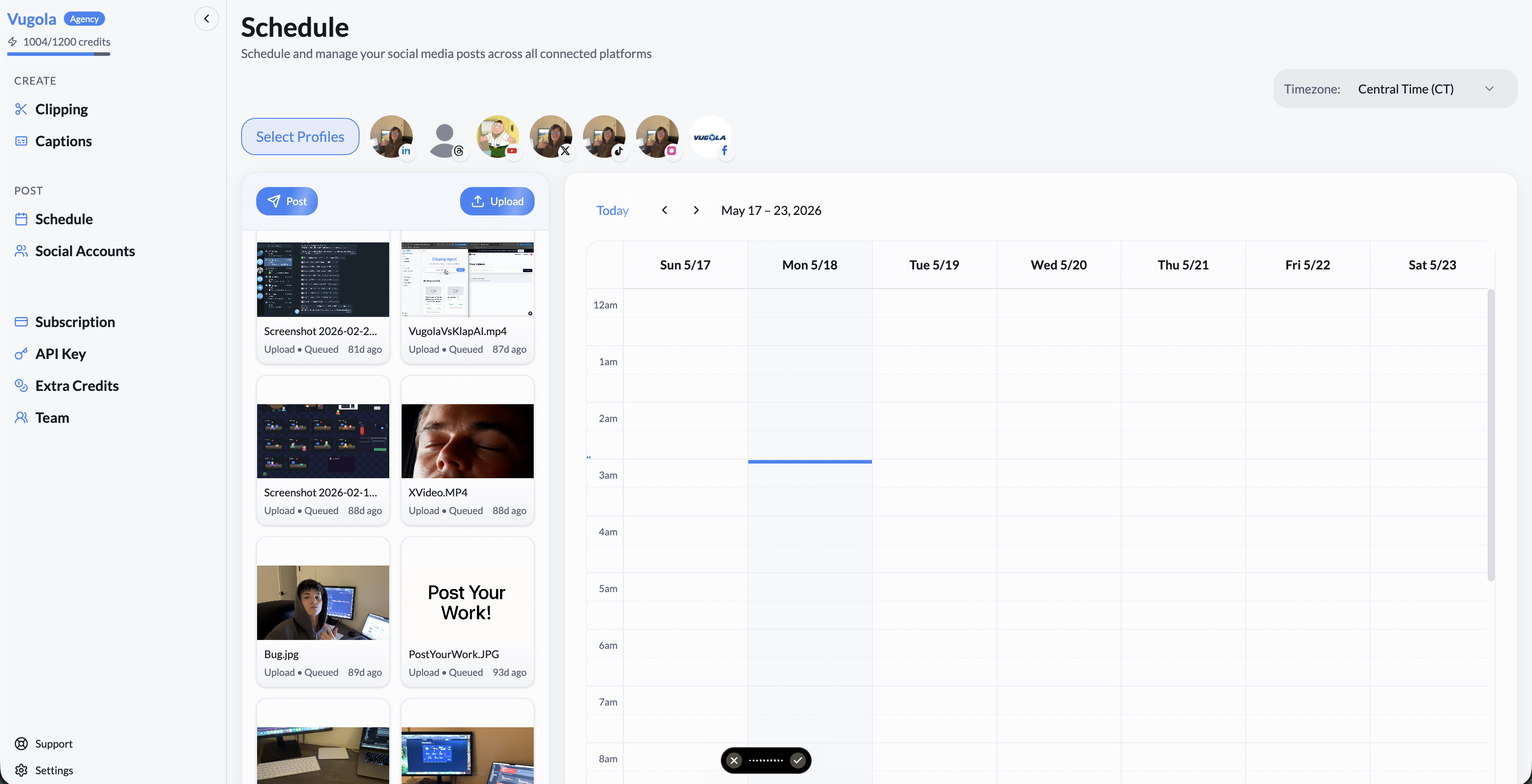 Scheduling & Publishing