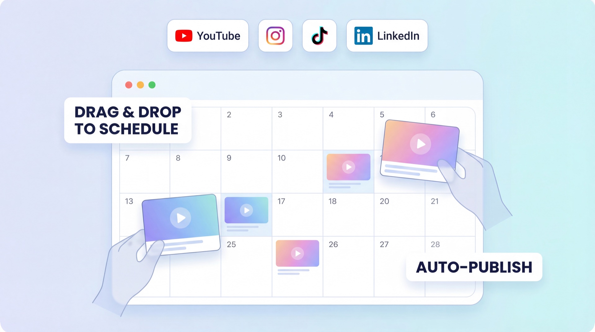 AI Video Scheduler: Clip, Caption, and Post to Every Platform