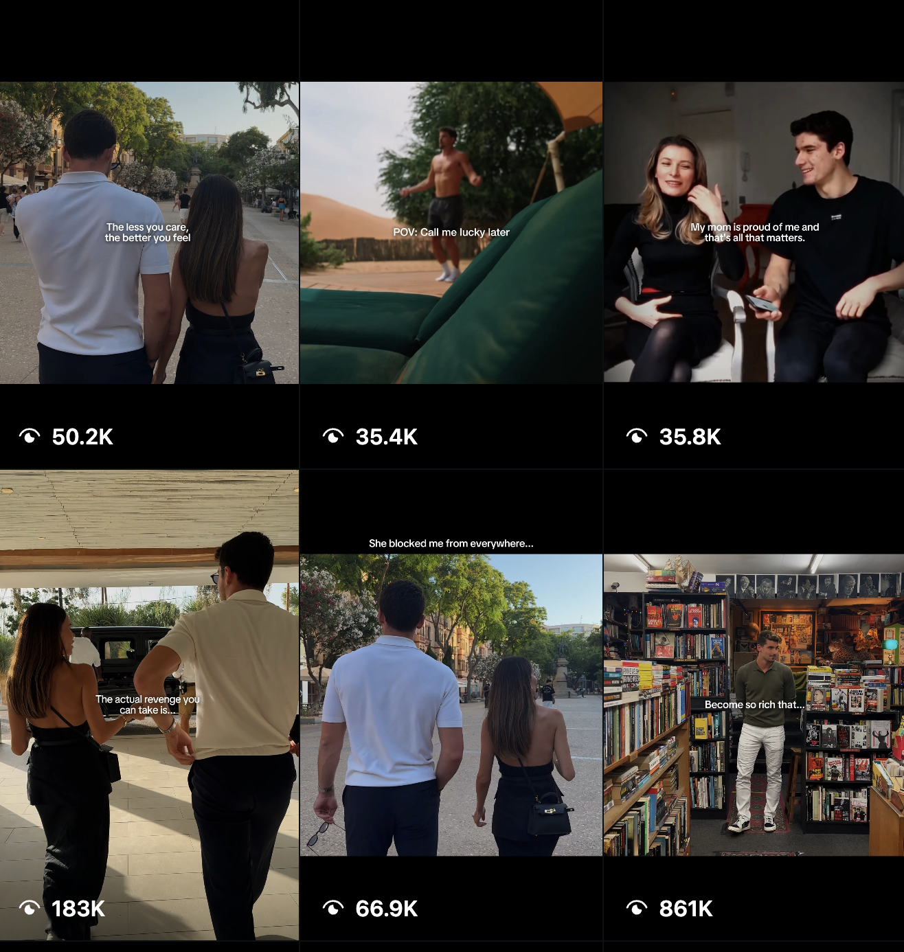 Instagram clipping page example 6